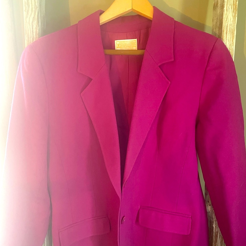 Vintage Pendleton Magenta Blazer